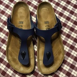 Birkenstock Gizeh sandal blue size 39 Regular